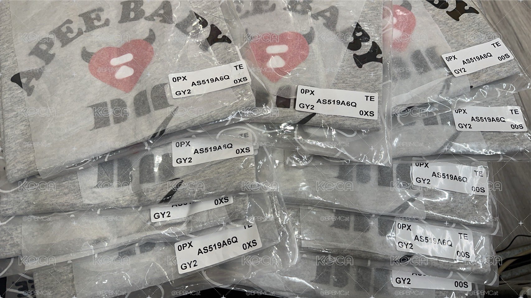 原價出售 APEE x BM 聯名短袖 ASA 灰色 尺碼XS