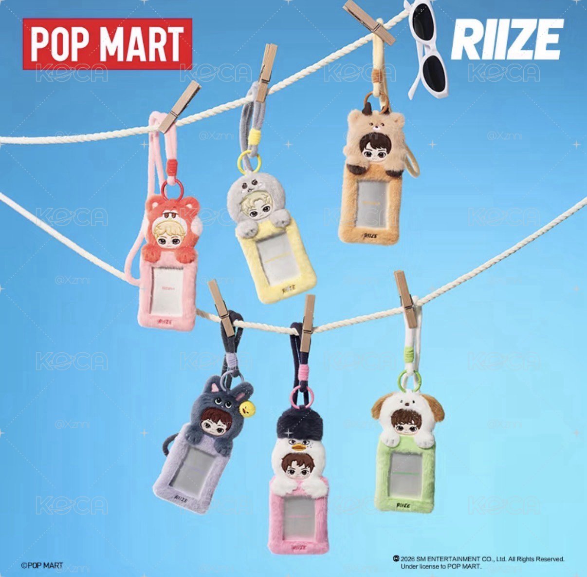 RIIZE泡泡瑪特聯名卡套