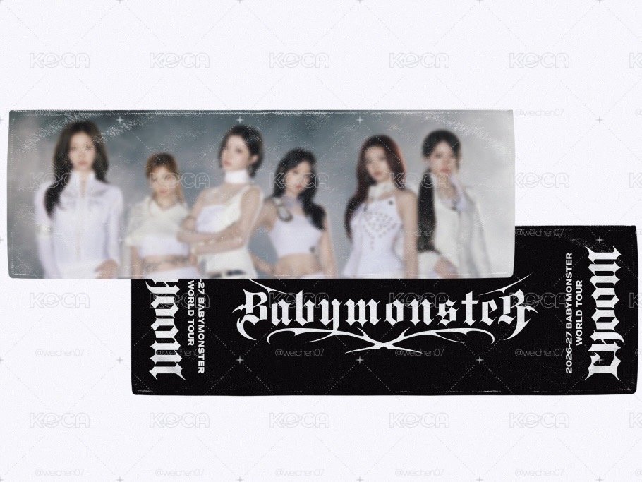 現貨！BABYMONSTER｜CHOOM 首爾場週 手幅