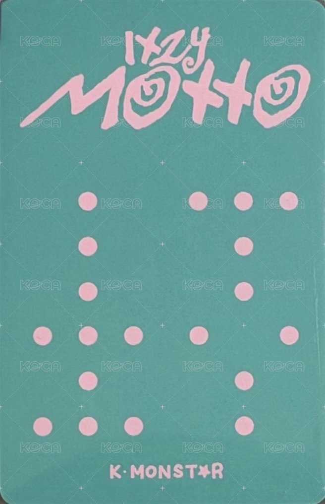 Motto 迷十二 km 台北 線下 簽售卡 搖滾明星 背面