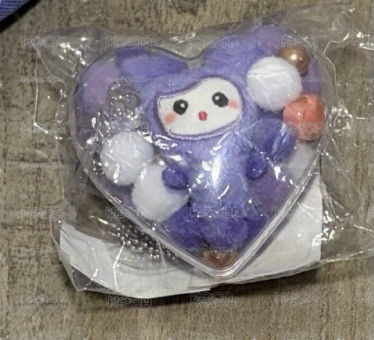 紗愛心殼吊飾