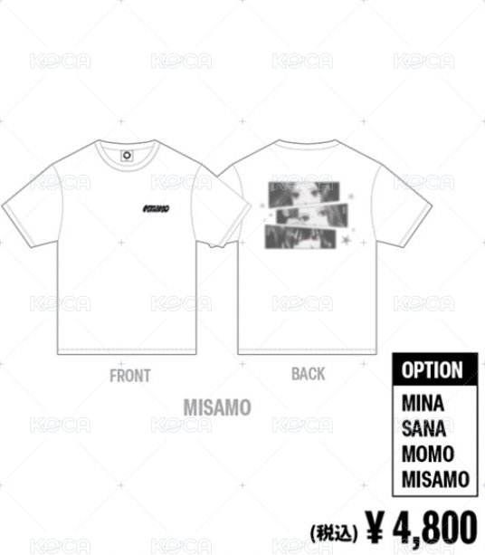 MISAMO白T
