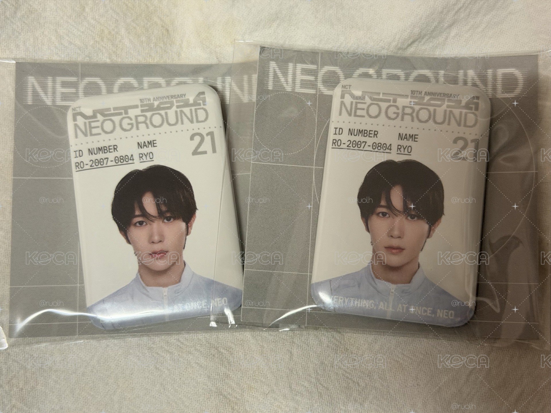 NCT WISH RYO 徽章