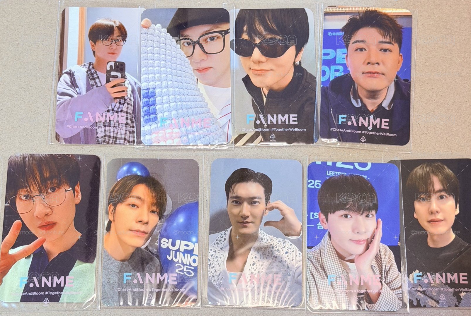 SJ fanme台灣簽售卡 一套