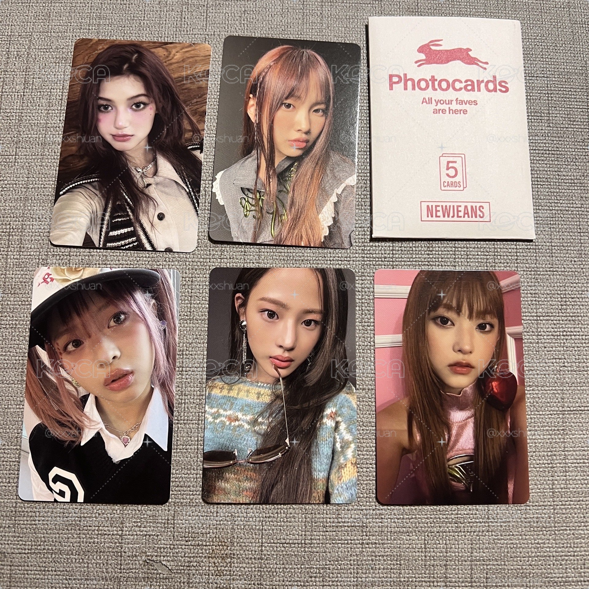 一套 OMG 專輯卡 NewJeans ver.