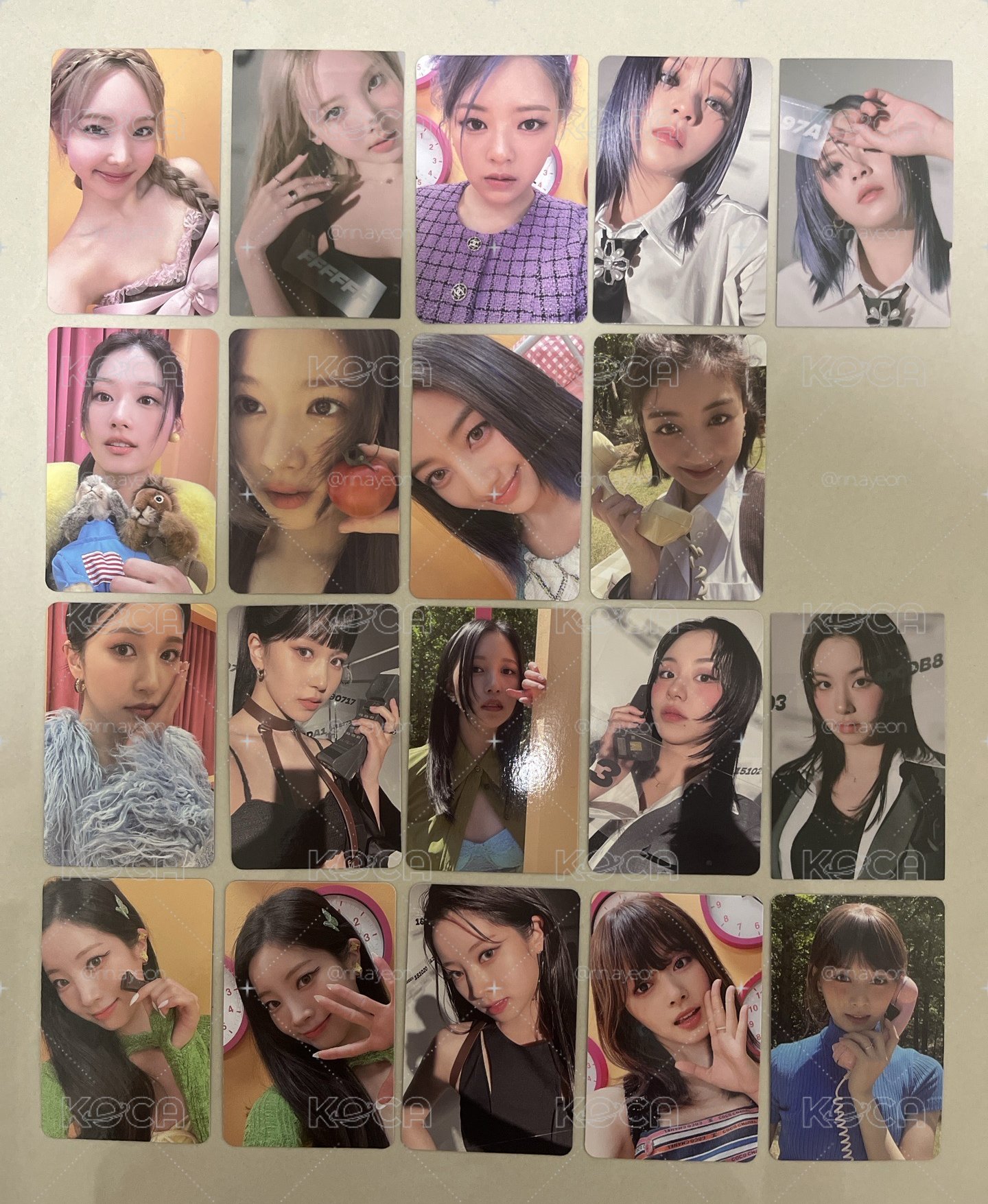 Twice 迷11 專輯小卡