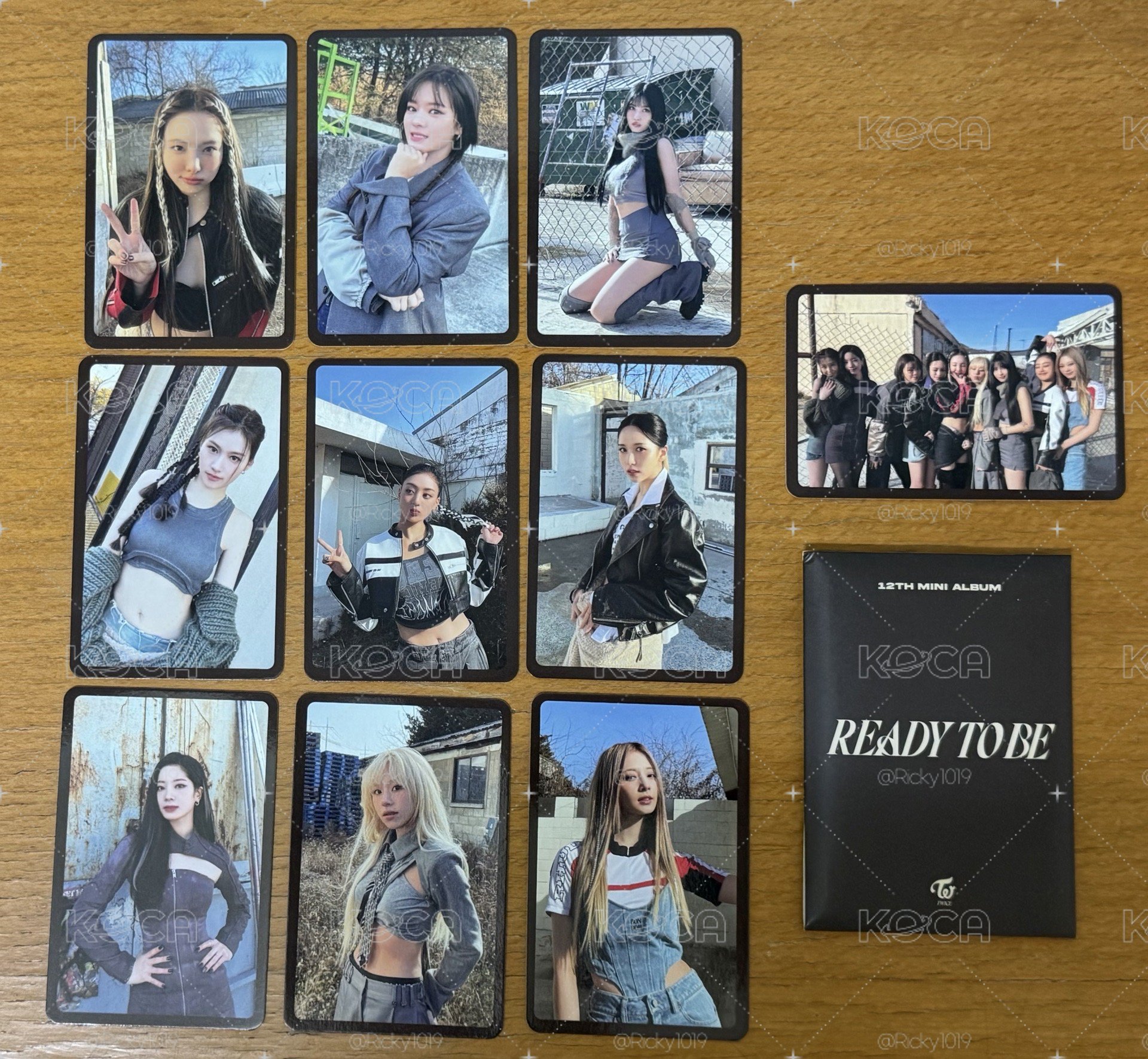 TWICE 迷十二 Ready To Be 預購禮小卡組