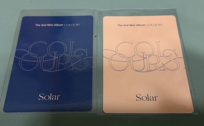 頌樂 COLOURS 特典小卡