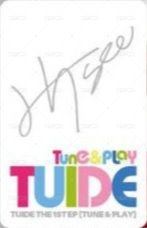 迷你一輯 專輯卡 WE TUIDE (Special Book) ver. 背面