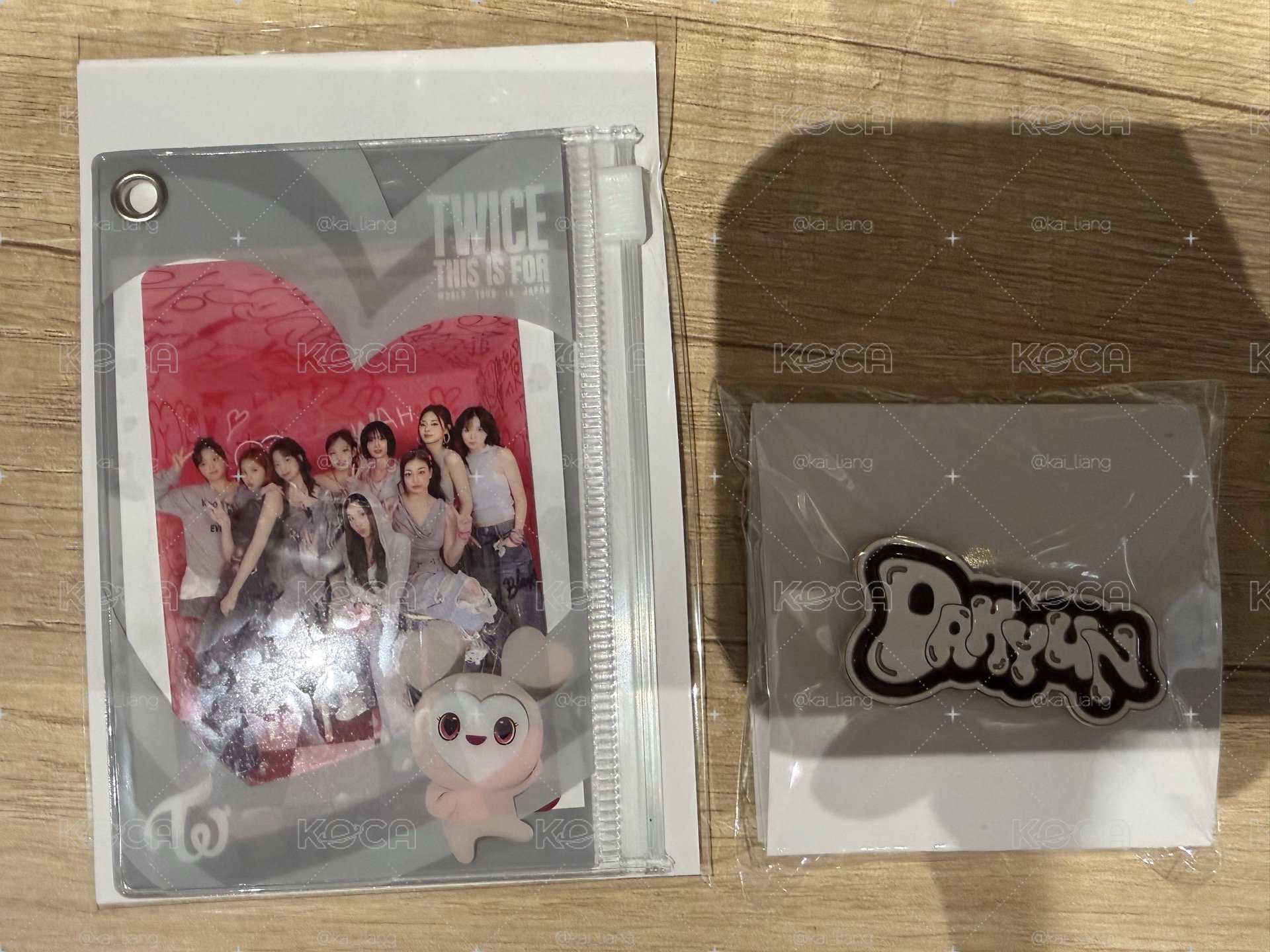 Twice 多賢 姓名徽章 D賞 收納袋