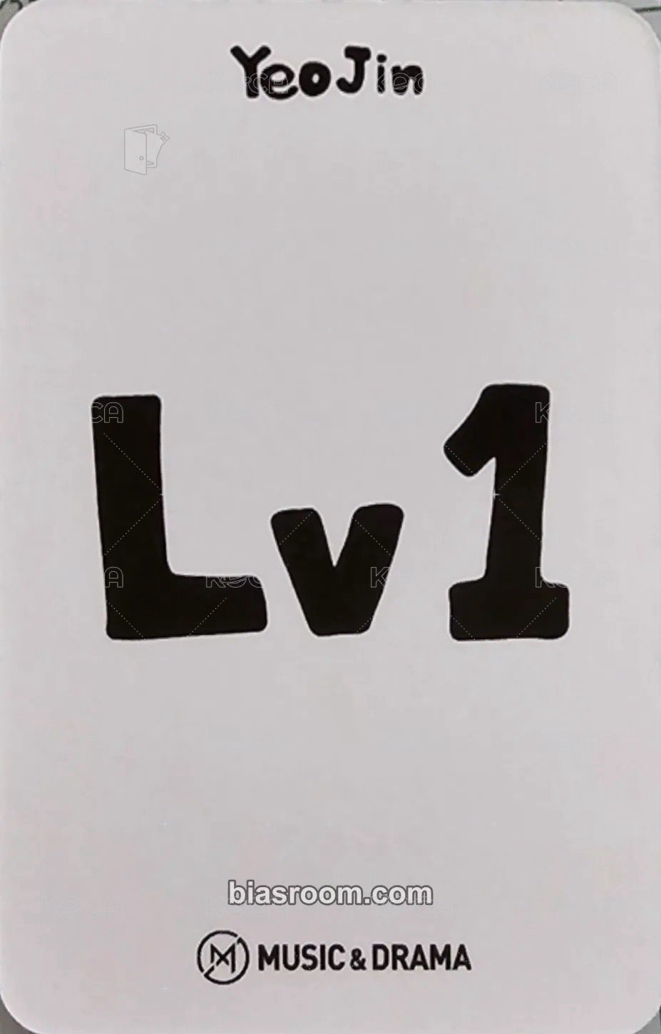 Lv1 md 線下2.0 簽售卡 熊貓 背面