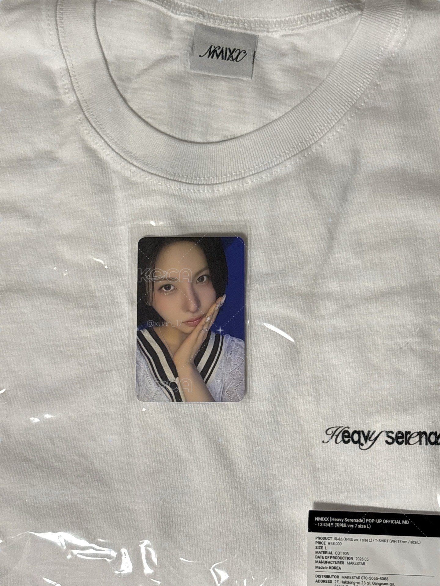 Heavy Serenade ms 快閃 T恤 +Heavy Serenade ms 快閃 周邊卡 T-shirt