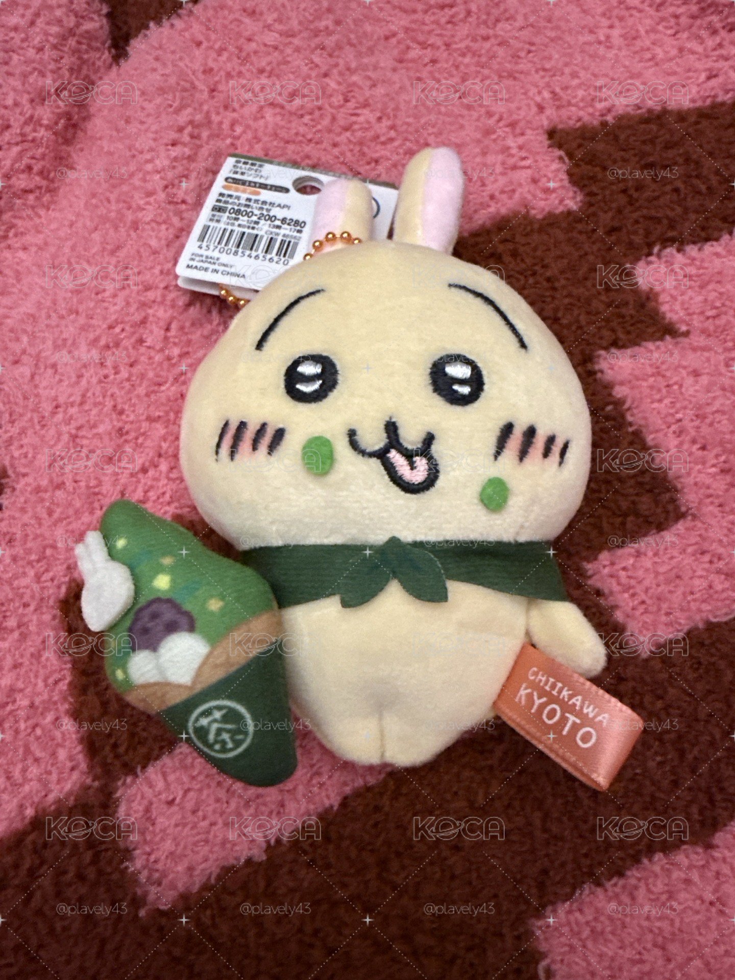 京都抹茶兔兔有吊牌