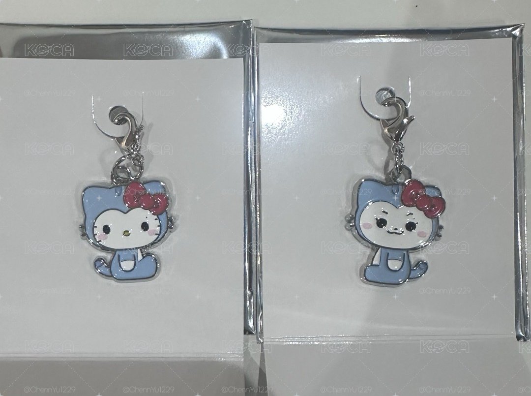 TWINZY x Hello Kitty 留真金屬吊飾