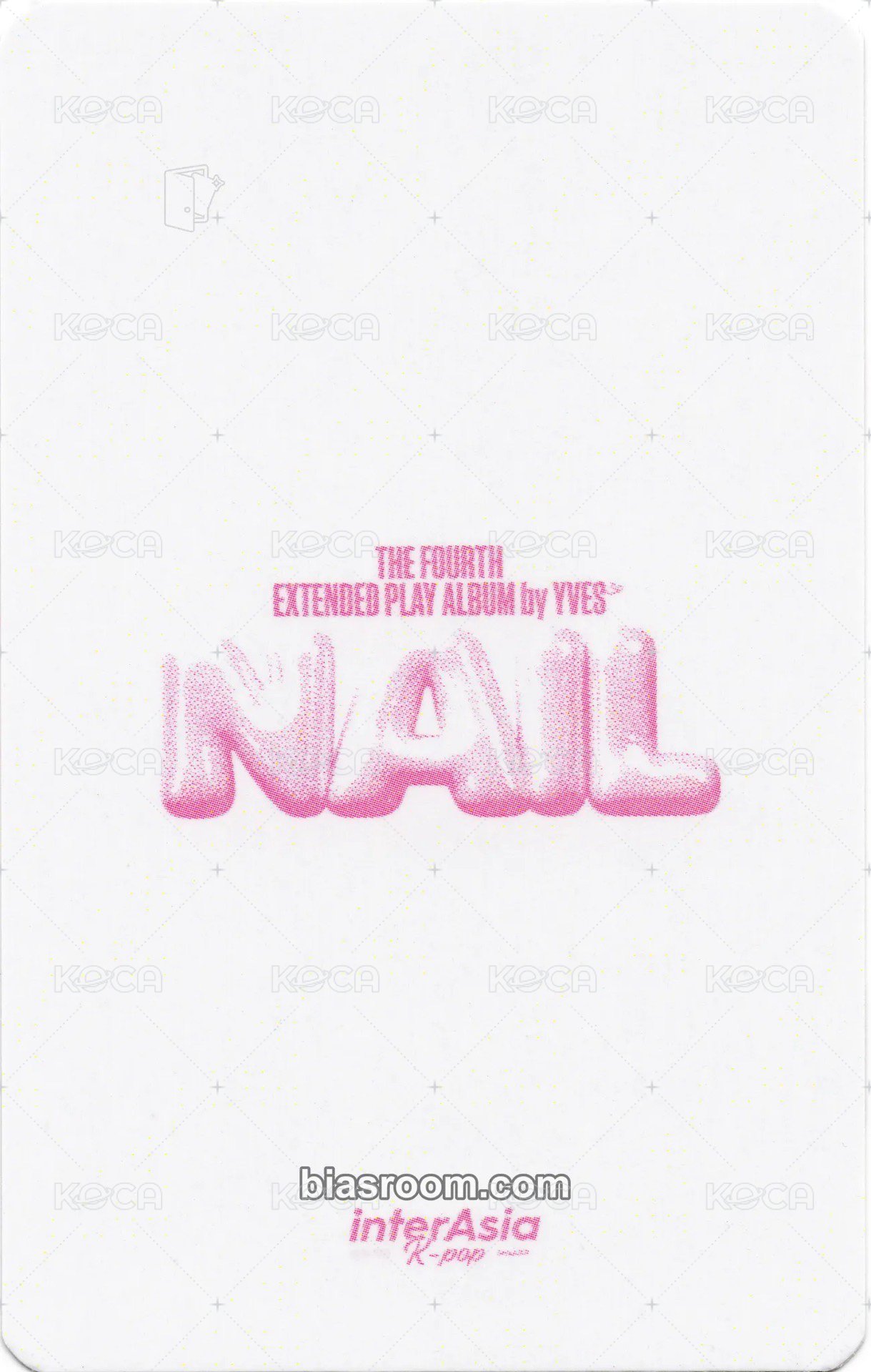 NAIL ia 1.0 簽售卡 喵喵 背面
