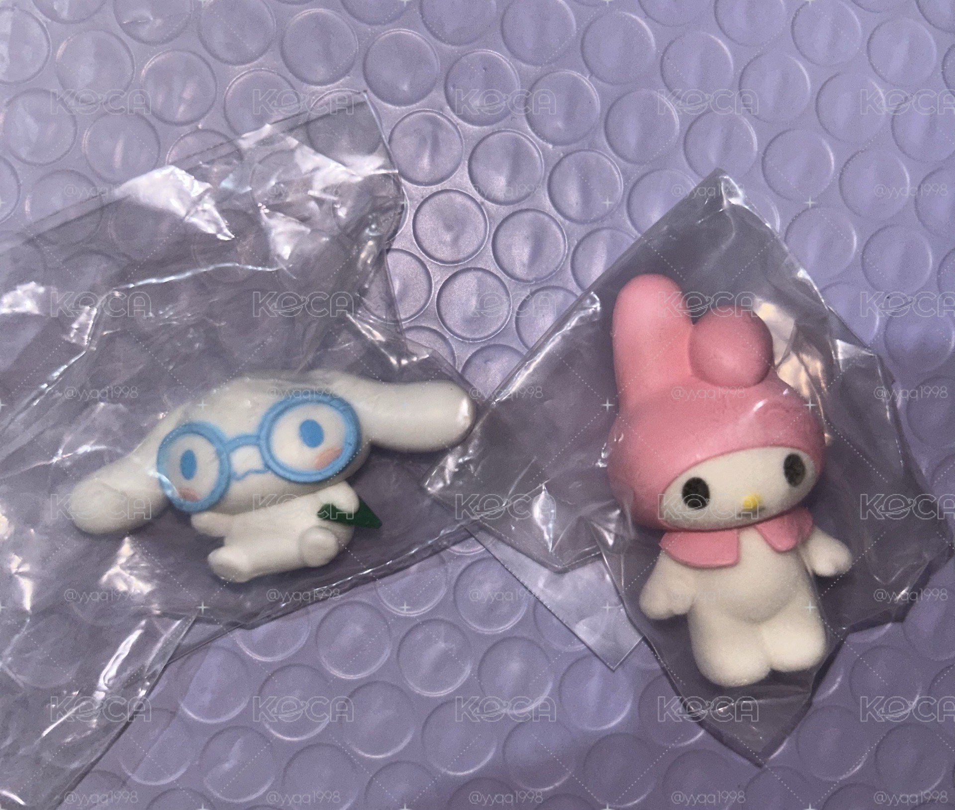 扭蛋大耳狗+美樂蒂