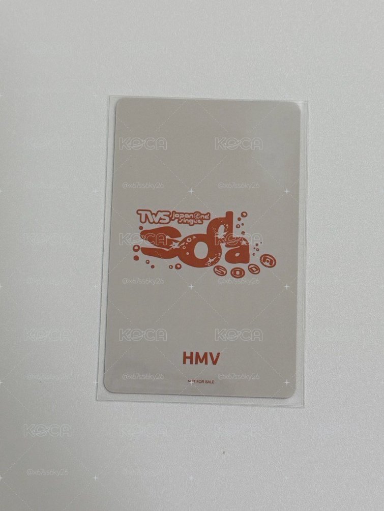 tws soda soda HMV特典 道勳