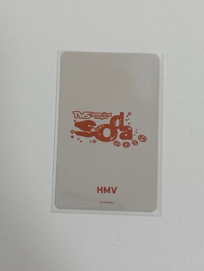 tws soda soda HMV特典 道勳
