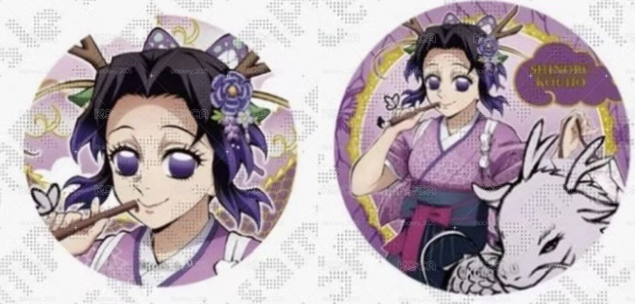 辰年 五週年 後夜祭 幽浮aniplex上海快閃徽章 兩枚 蝴蝶忍