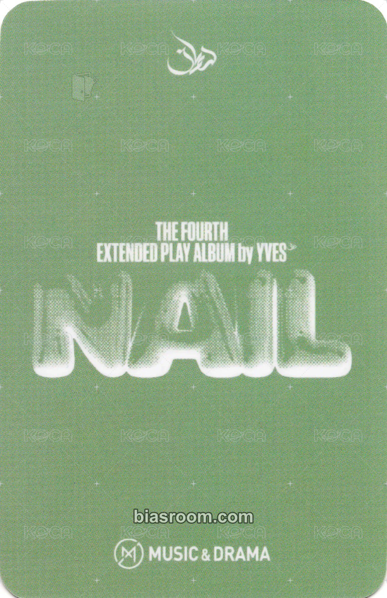 NAIL md 2.0 簽售卡 砰 背面