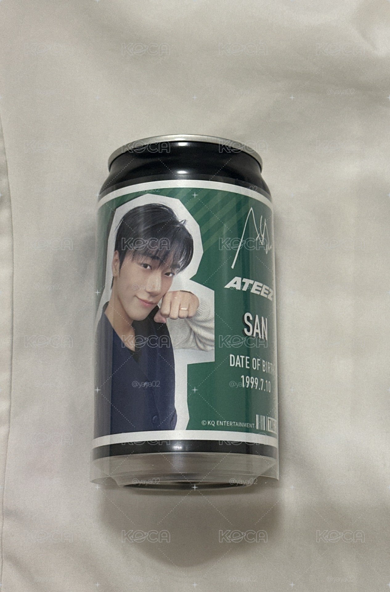 ATEEZ第二彈日本限定飲料貼紙 傘簽名款