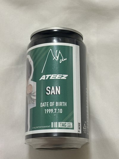 ATEEZ第二彈日本限定飲料貼紙 傘簽名款