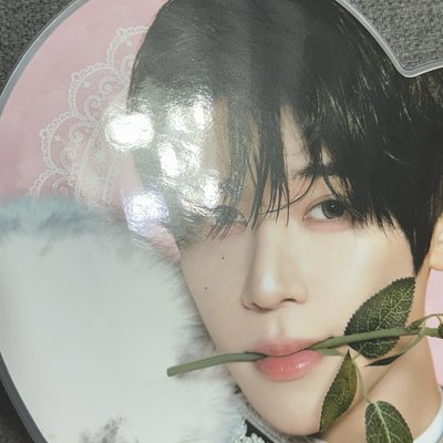 吳是溫2週年fm扇子 有原袋