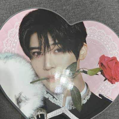 吳是溫2週年fm扇子 有原袋