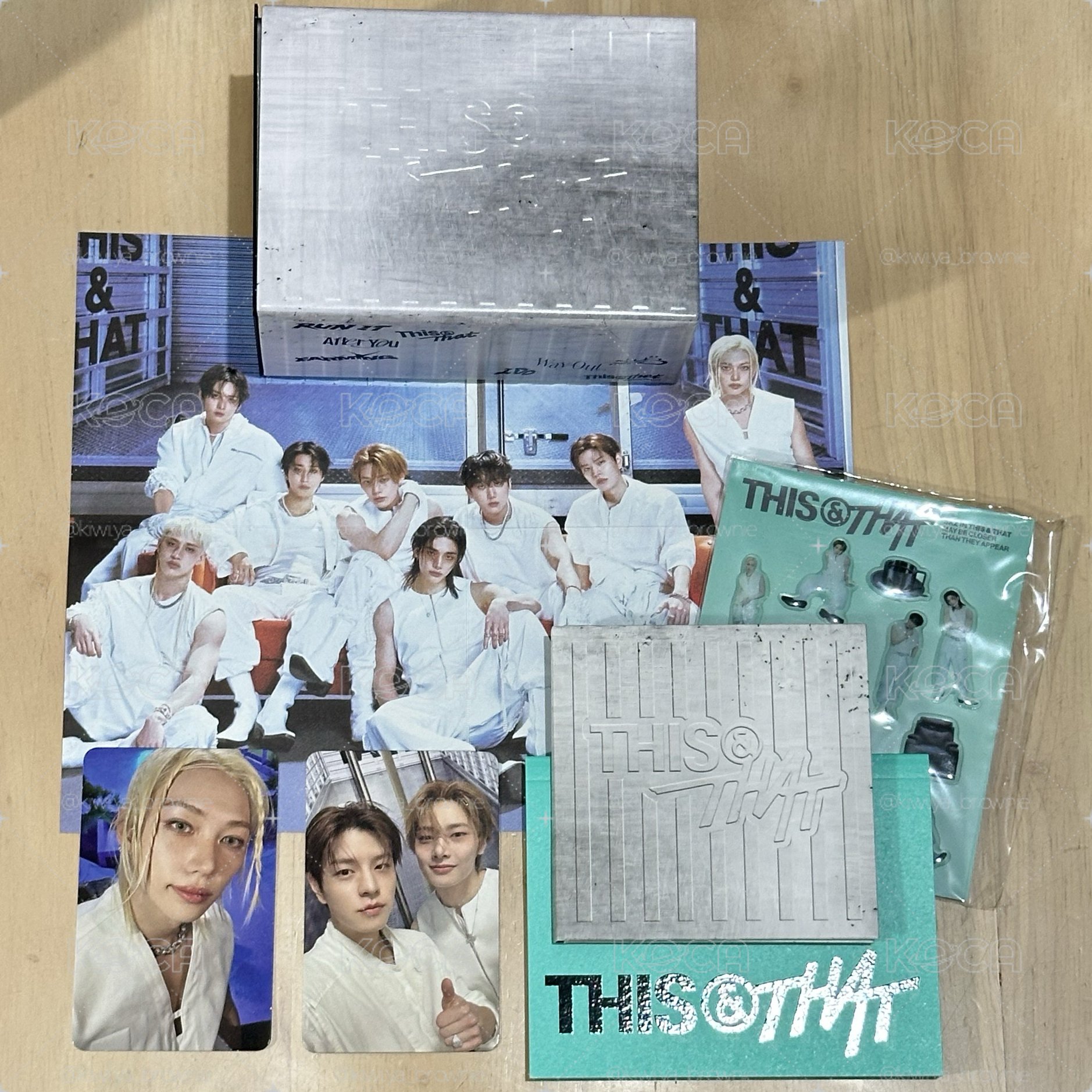 Stray kids this&that 限量版 配置如圖