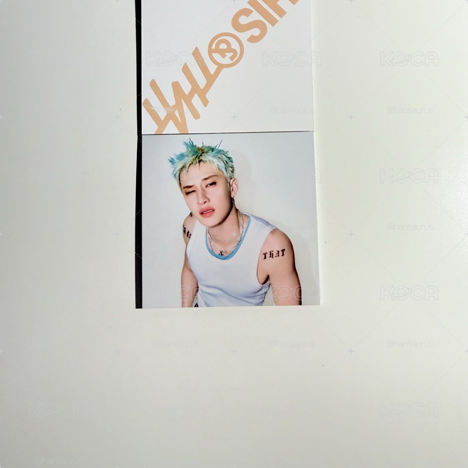 skz THAT專 方形小卡