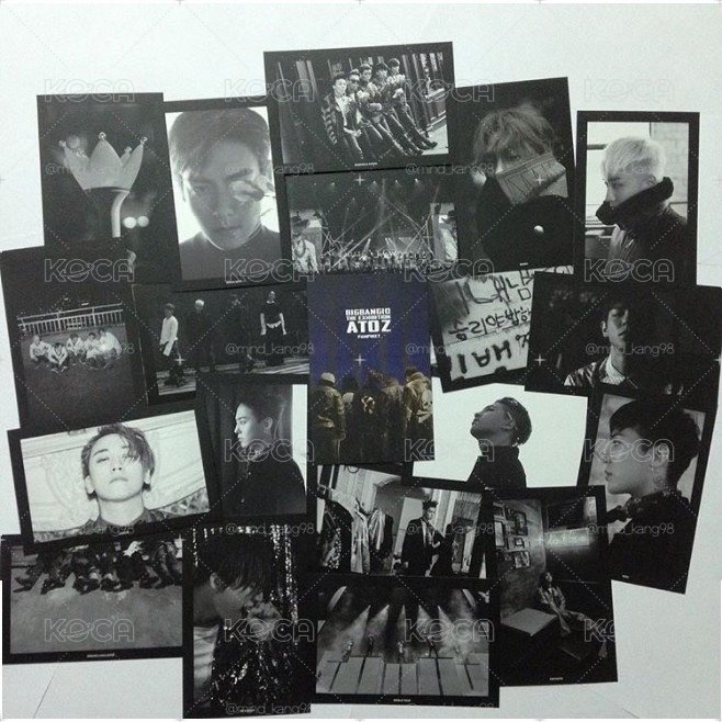 BigBang Ato Z展覽明信片