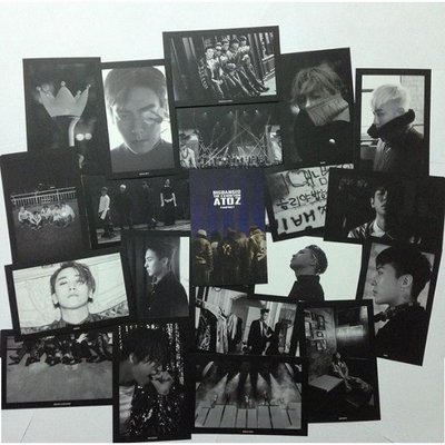 BigBang Ato Z展覽明信片