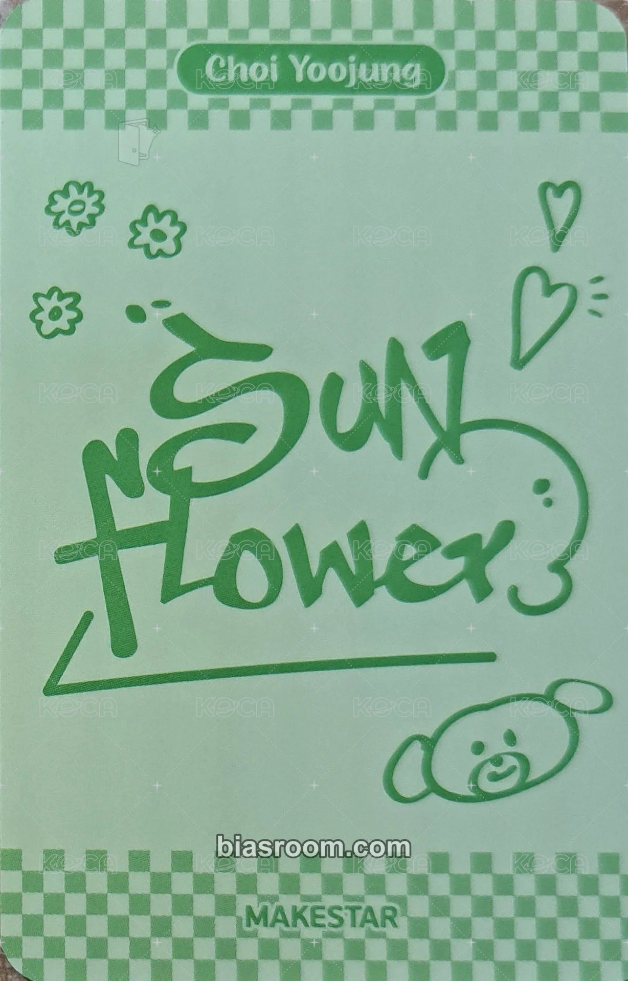 單曲1 ms 簽售卡  背面
