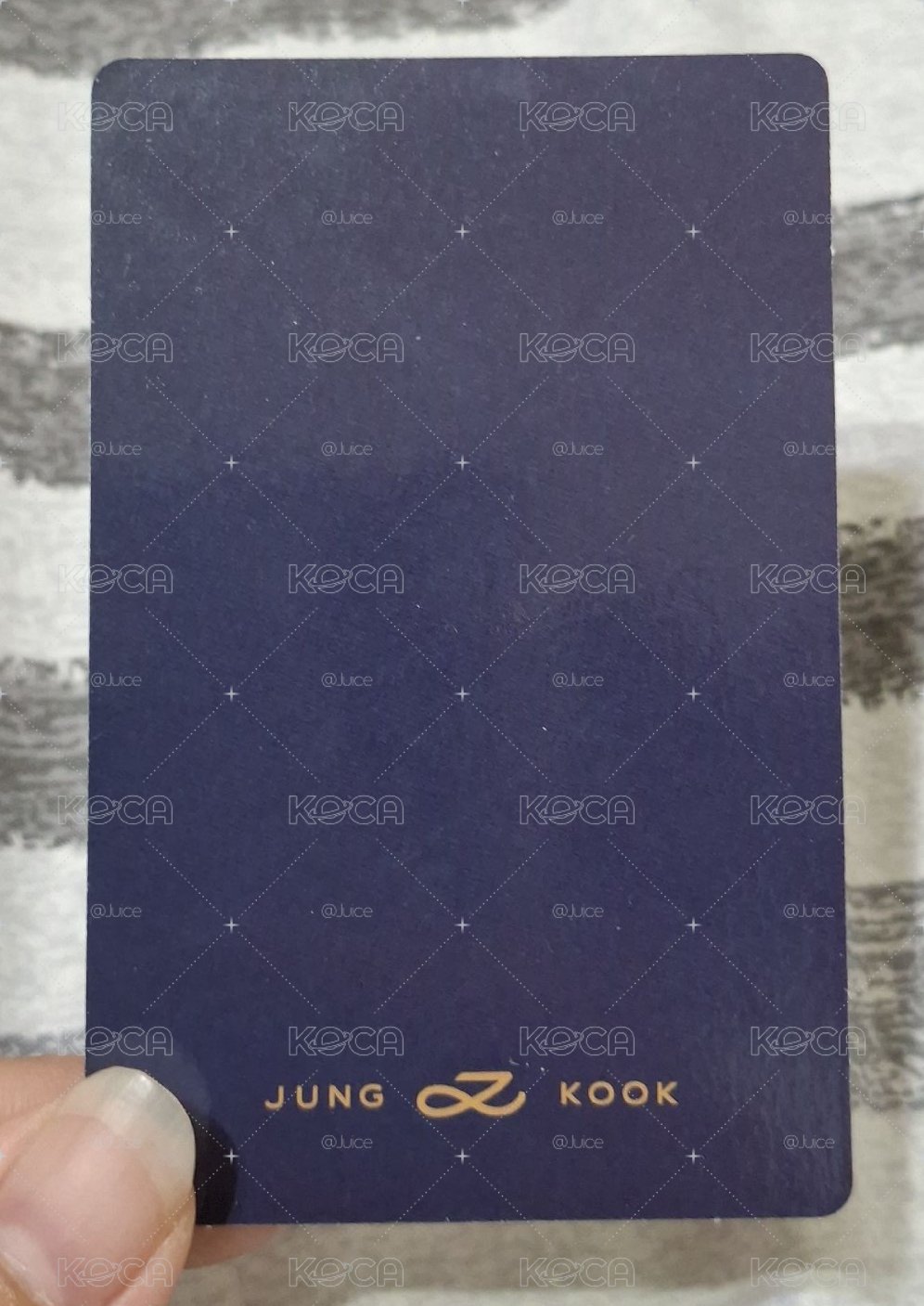 BTS Jungkook GOLDEN Solo專輯 小卡