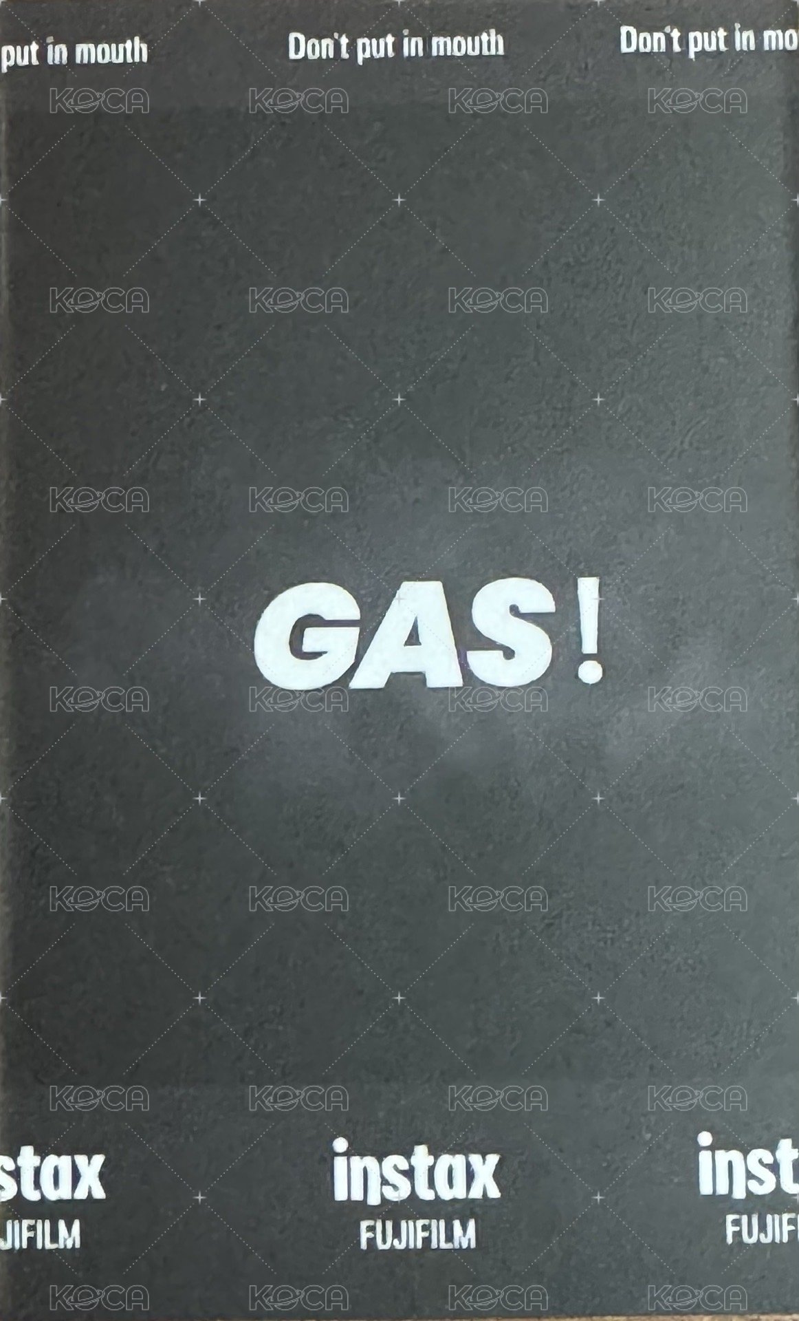 GAS!MAGAZINE JaneKao 雜誌卡  背面