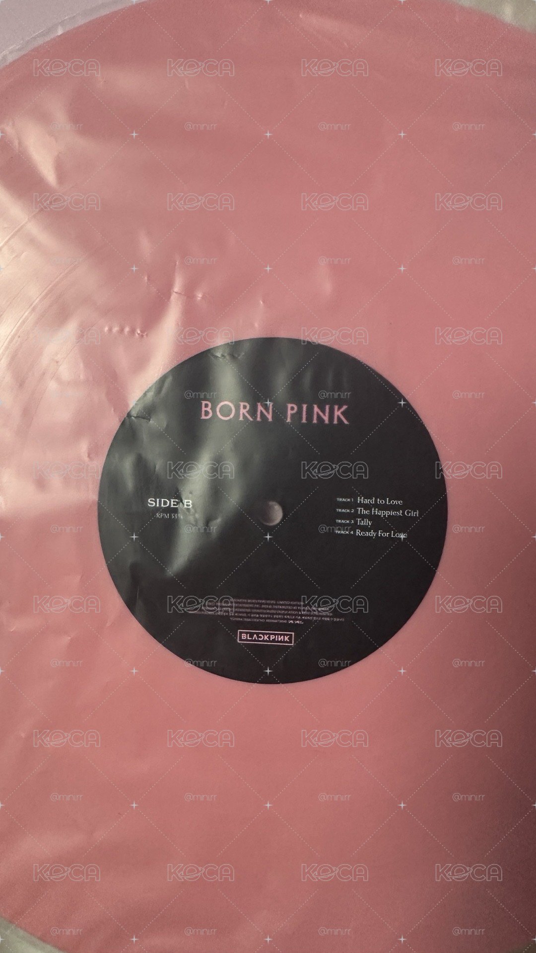 BORN PINK 專輯 粉膠版