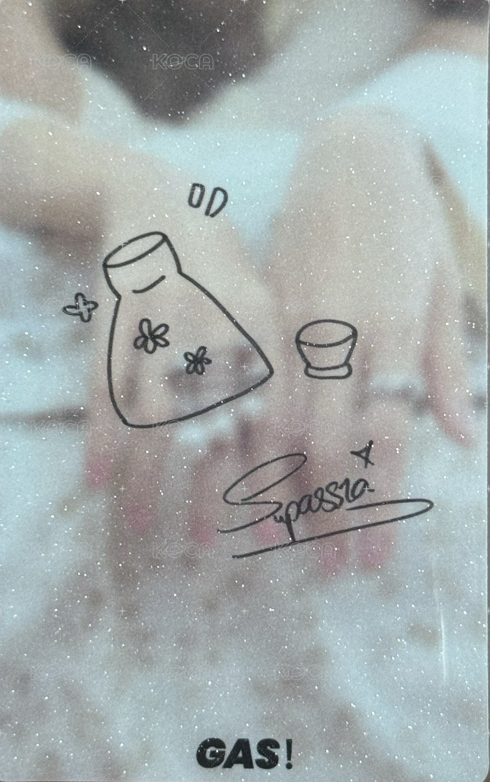 GAS!MAGAZINE JaneKao 雜誌卡  背面