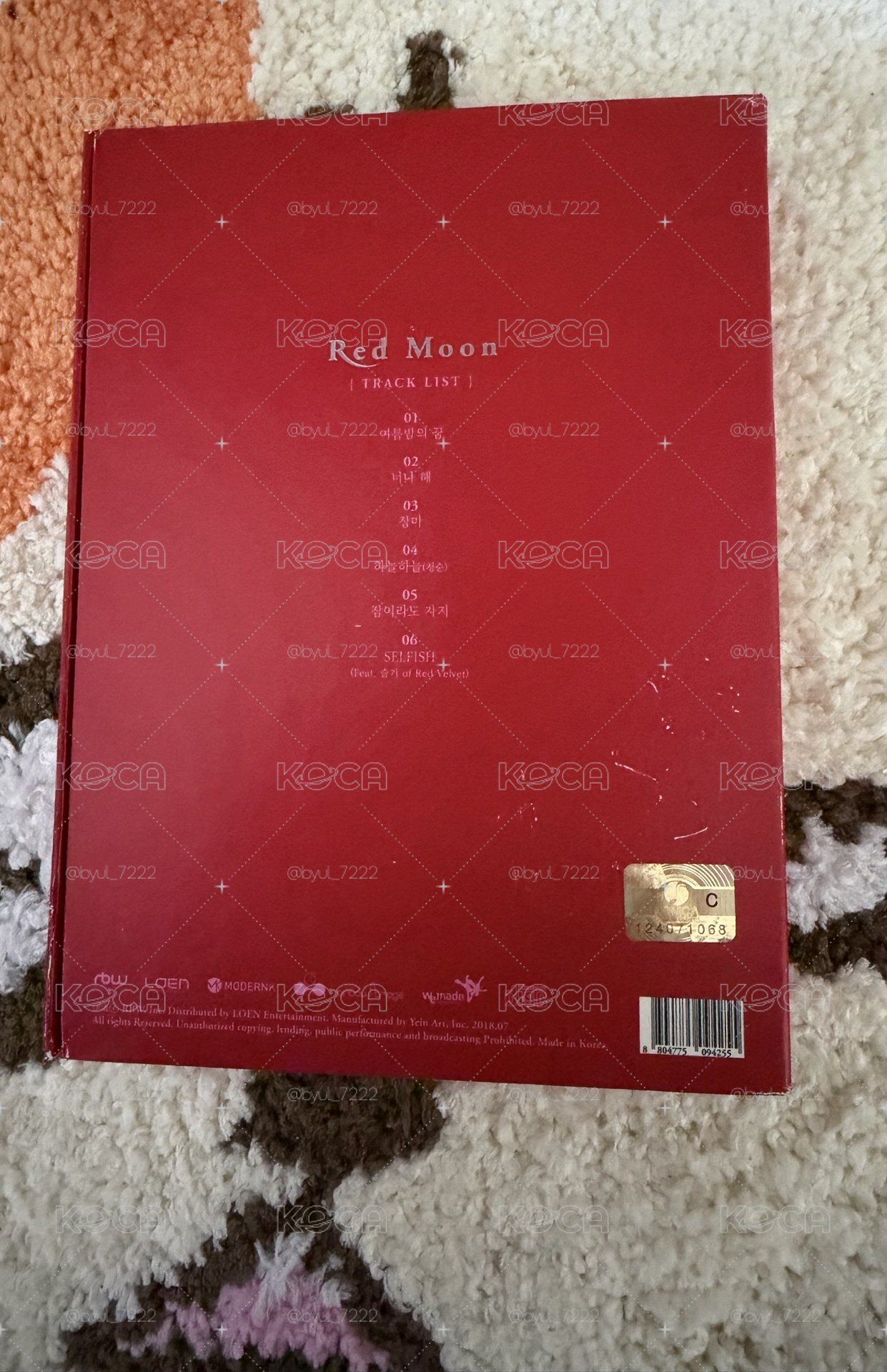 MAMAMOO Red Moon+4WARD空專