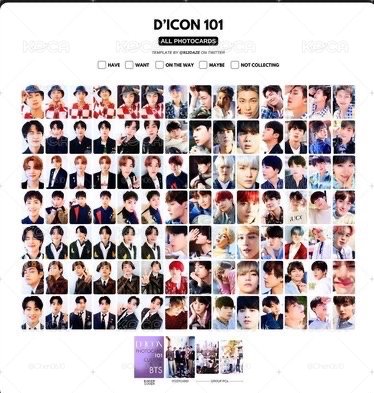BTSXDICON RM小卡