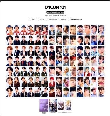 BTSXDICON RM小卡