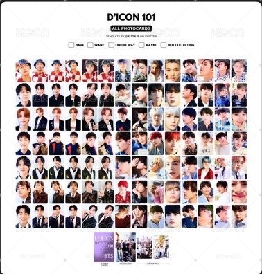BTSXDICON J-HOPE小卡