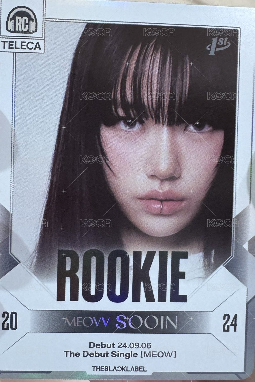 sooin rookie 卡