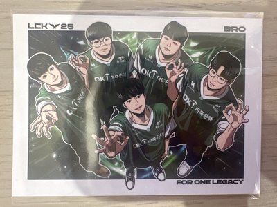 25 LCK 夏決隊伍卡 