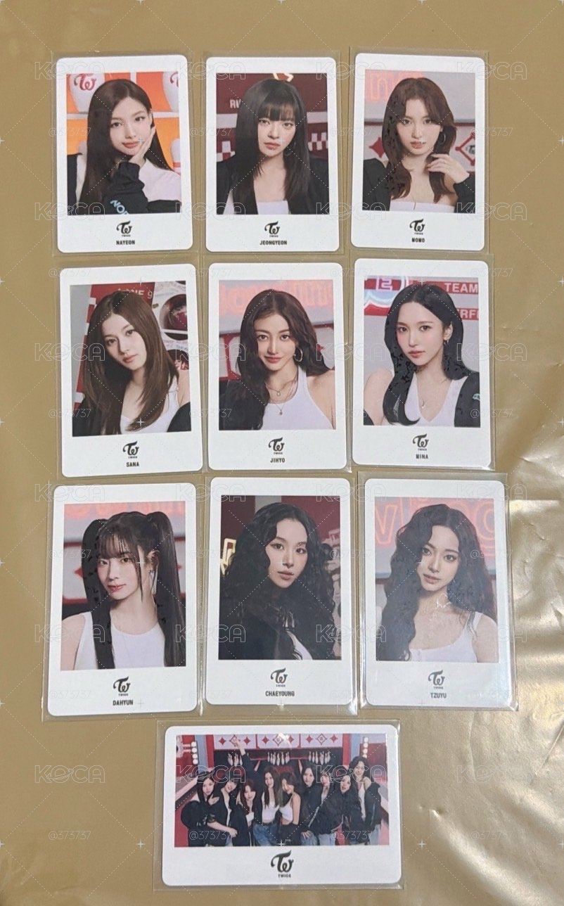 TWICE 新國立小卡10張組（已拆-無原盒）