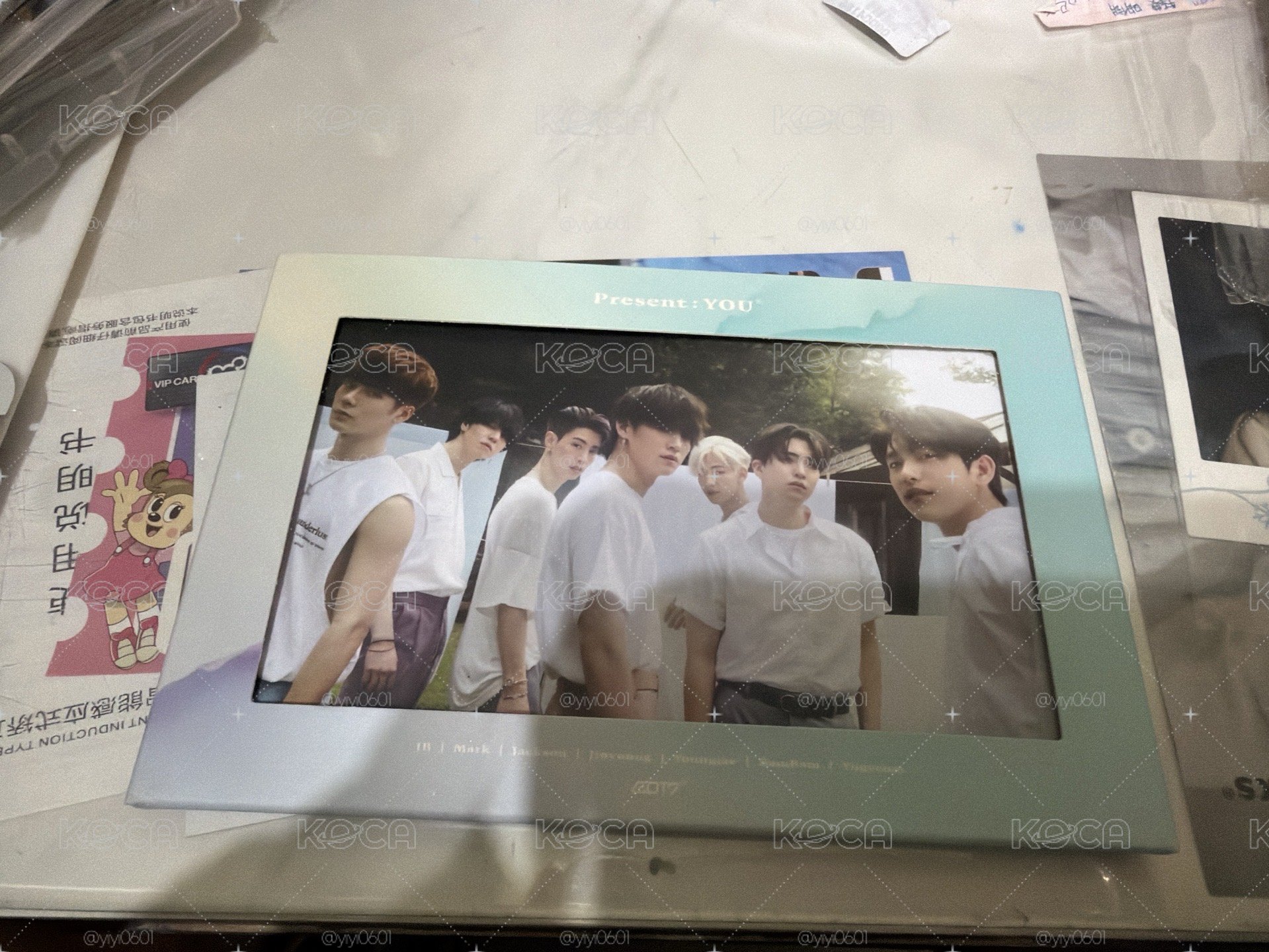 got7 特典 明信片 present:you 非全新有擺出來過 不可直拍