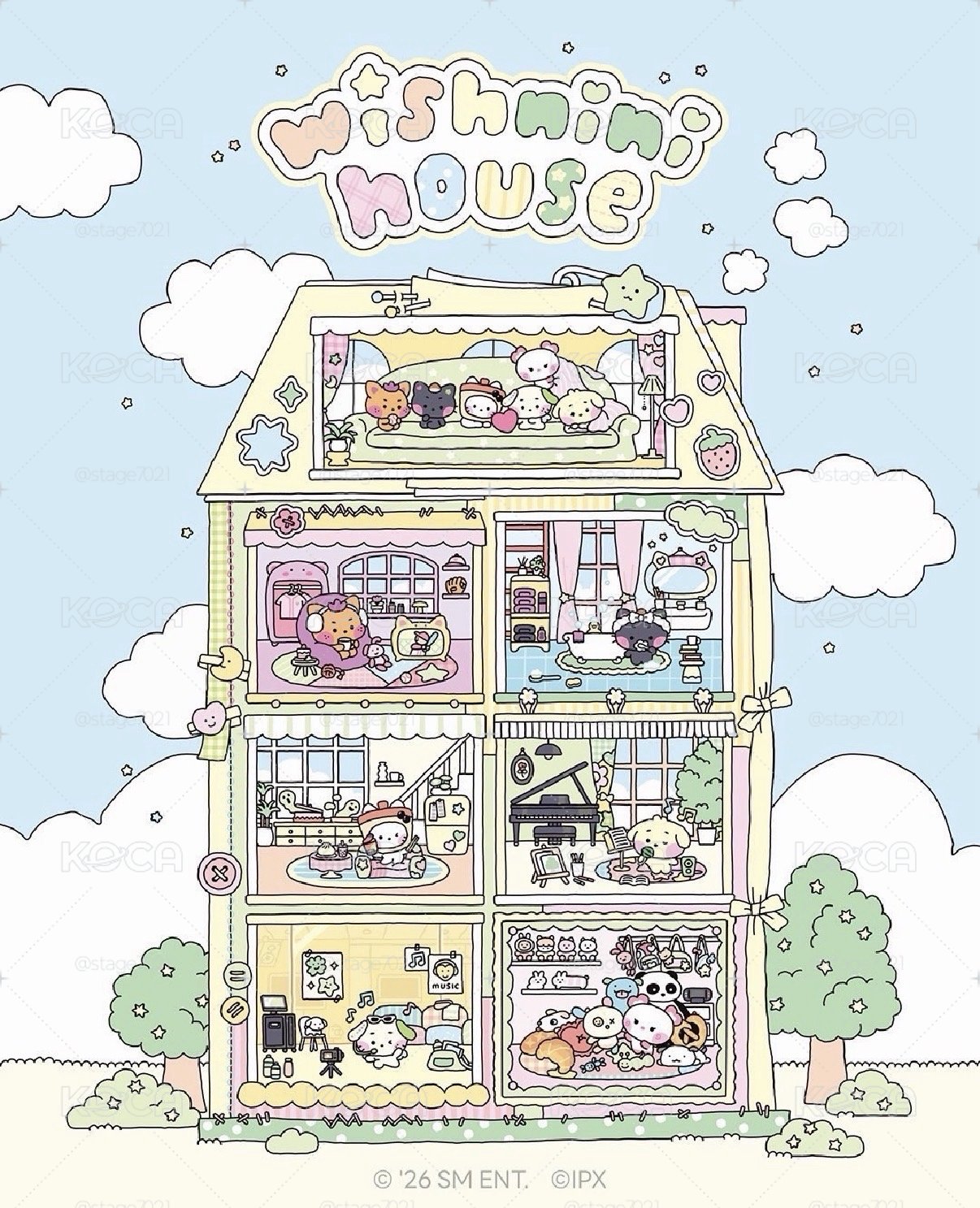 NCT WISH｜wishnini house : line friends（預購 不接急單）