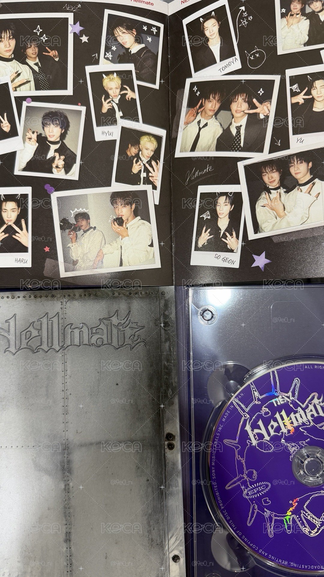 😈 Hellmate A/B/通常盤 各成員證件照、貼紙、小卡、空專