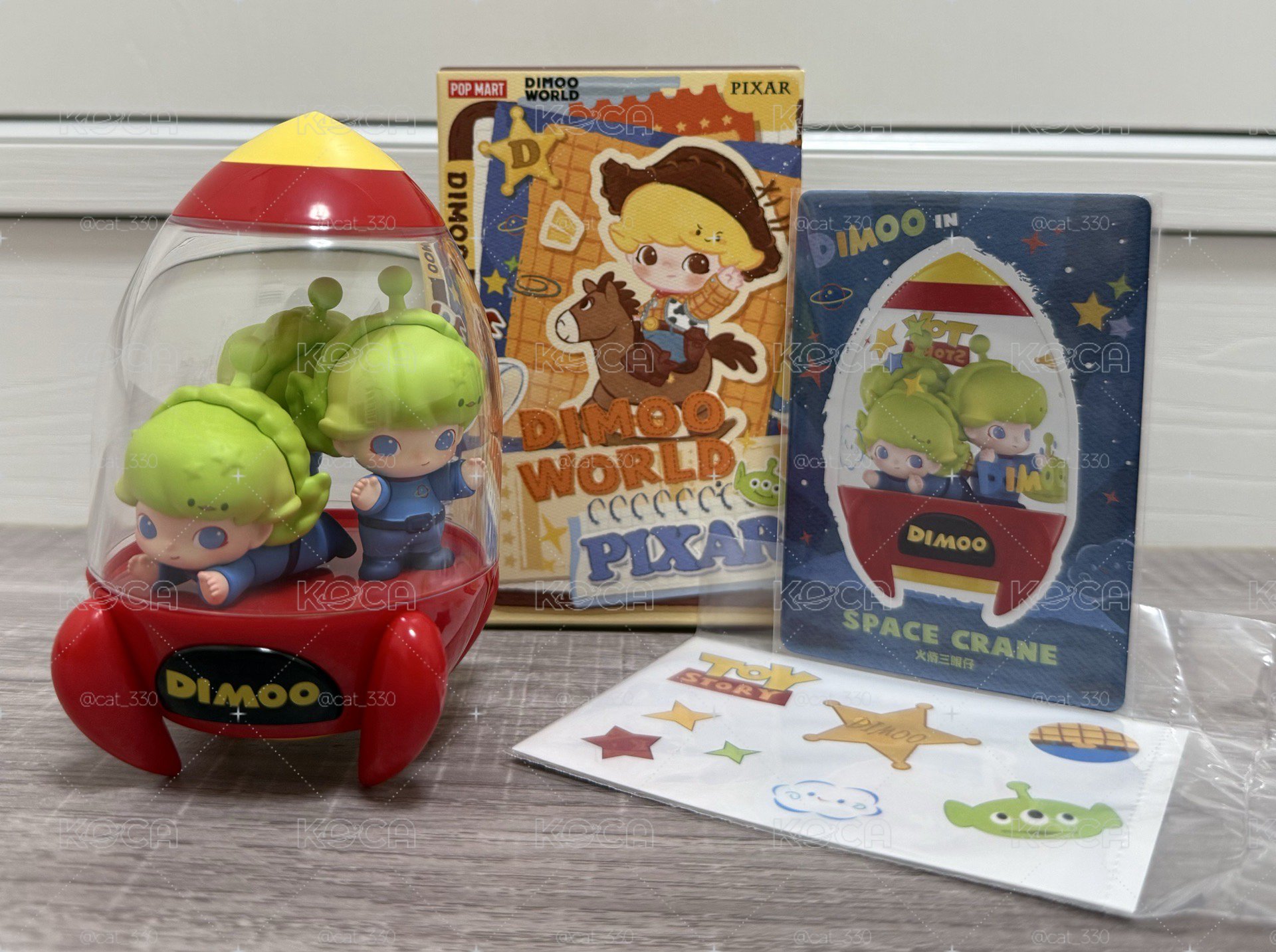 (已拆)DIMOO WORLD × PIXAR皮克斯聯名系列盲盒 -隱藏
