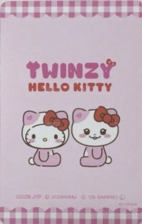 TWINZY × Hello Kitty 塔店 滿額卡  背面