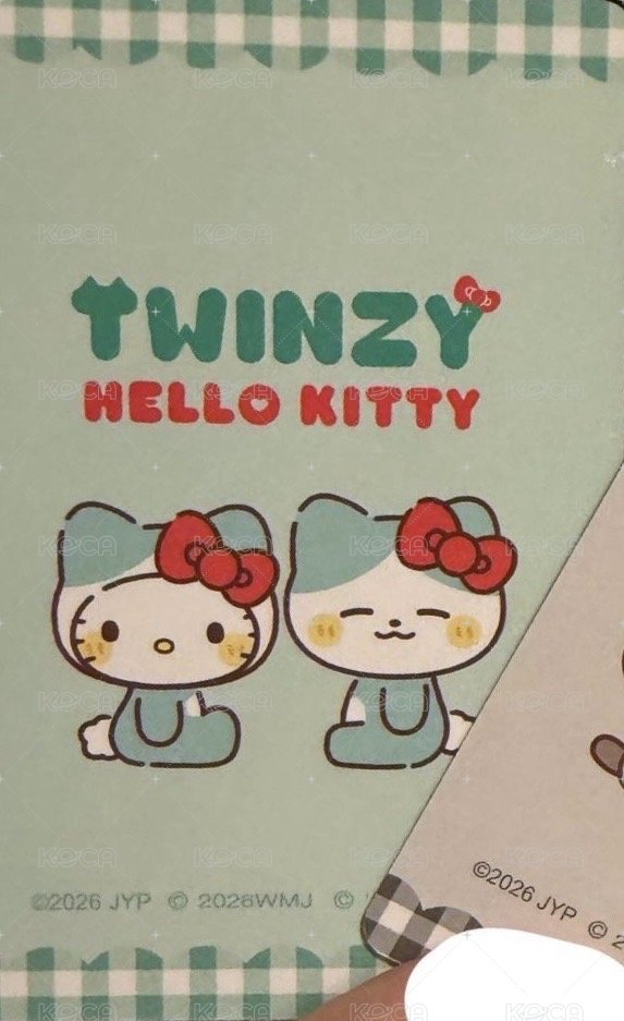 TWINZY × Hello Kitty 塔店 滿額卡  背面